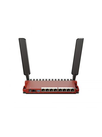 Mikrotik L009UiGS-2HaxD-IN wireless router Gigabit Ethernet Single-band (2.4 GHz) Red