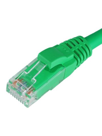 Cablenet 0.5m Cat6 RJ45 Green U/UTP LSOH 24AWG Snagless Booted Patch Lead