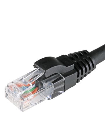 Cablenet 2m Cat6 RJ45 Black U/UTP LSOH 24AWG Snagless Booted Patch Lead