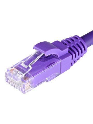 Cablenet 0.3m Cat6 RJ45 Violet U/UTP LSOH 24AWG Snagless Booted Patch Lead