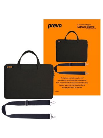 PREVO LB001 notebook case 39.6 cm (15.6") Sleeve case Black