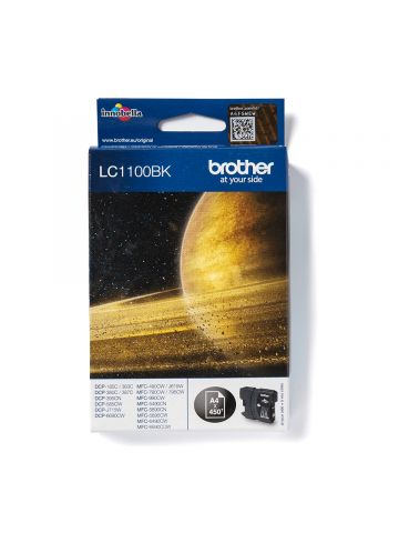 Brother LC-1100BK Ink cartridge black, 450 pages ISO/IEC 24711 9,5ml for Brother DCP 185 C/MFC 6490 C