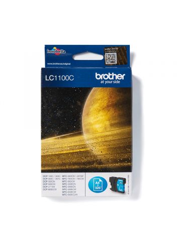 Brother LC-1100C Ink cartridge cyan, 325 pages ISO/IEC 24711 5,5ml for Brother DCP 185 C/MFC 6490 C