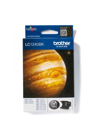 Brother LC-1240BK Ink cartridge black, 600 pages ISO/IEC 24711 for Brother DCP-J 525/MFC-J 6510