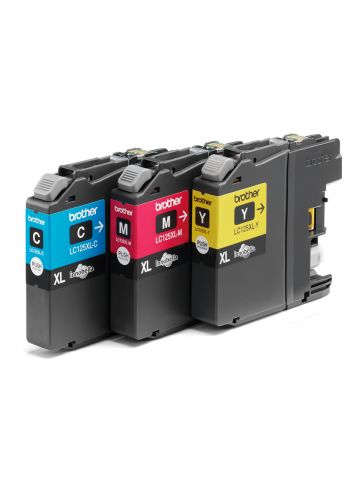 Brother LC-125XLRBWBP Ink cartridge multi pack C,M,Y, 3x1.2K pages ISO/IEC 24711 Pack=3 for Brother MFC-J 4510/6920