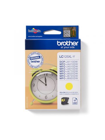 Brother LC-125XLY Ink cartridge yellow, 1.2K pages ISO/IEC 24711 10ml for Brother MFC-J 4510/6920