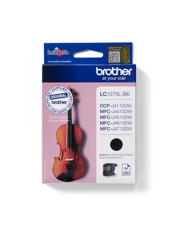 Brother LC-127XLBK Ink cartridge black, 1.2K pages ISO/IEC 24711 9ml for Brother MFC-J 4510