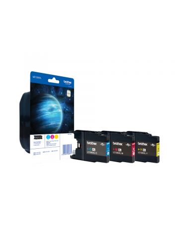 Brother LC-1280XLRBWBP Ink cartridge multi pack C,M,Y, 3x1.2K pages ISO/IEC 24711 Pack=3 for Brother MFC-J 6510