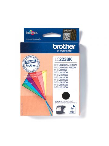 Brother LC-223BK Ink cartridge black, 550 pages ISO/IEC 24711 11.8ml for Brother DCP-J 562/MFC-J 4420/MFC-J 5320