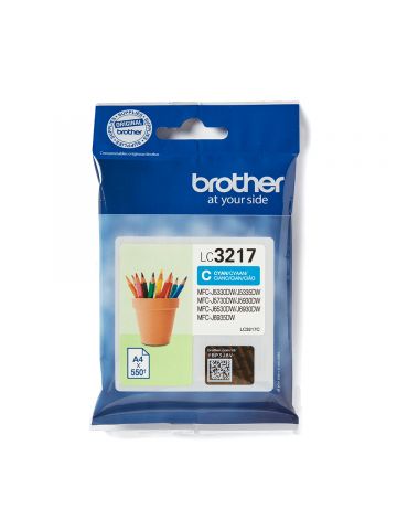 Brother LC-3217C Ink cartridge cyan, 550 pages ISO/IEC 24711 9ml for Brother MFC-J 5330