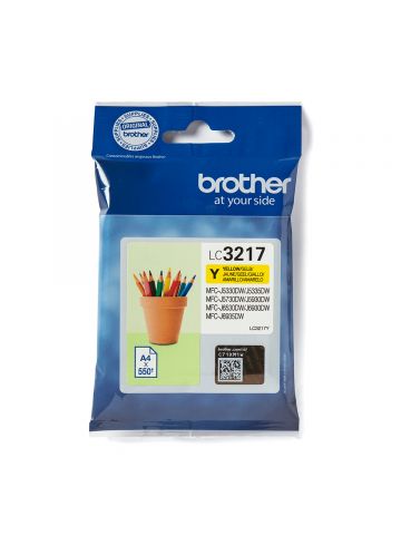 Brother LC-3217Y Ink cartridge yellow, 550 pages ISO/IEC 24711 9ml for Brother MFC-J 5330