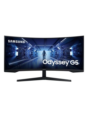 Samsung Odyssey LC34G55TWWPXXU computer monitor 86.4 cm (34") 3440 x 1440 pixels UltraWide Quad HD LED Black