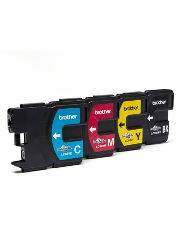 Brother LC-980VALBP Ink cartridge multi pack Bk,C,M,Y 360pg + 3x260pg Pack=4 for Brother DCP 145 C