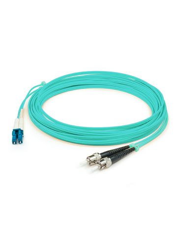 Titan LCSTOM3DAQ2/CL fibre optic cable 2 m LC ST OM3 Aqua colour