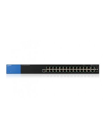 Linksys LGS528-UK network switch Managed L2/L3 Gigabit Ethernet (10/100/1000) Black 1U