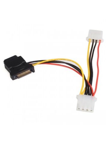 StarTech.com SATA to LP4 Power Cable Adapter with 2 Additional LP4