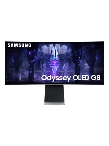 Samsung LS34BG850SUXXU computer monitor 86.4 cm (34") 3440 x 1440 pixels UltraWide Quad HD OLED Silver