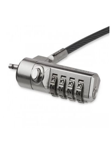 StarTech.com Laptop Cable Lock - With Swivel Hinge - 4-Digit Combination Lock