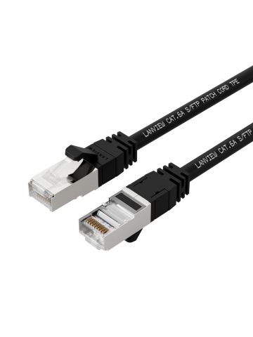 Lanview LV-SFTP6A0025B networking cable Black 0.25 m S/FTP (S-STP)