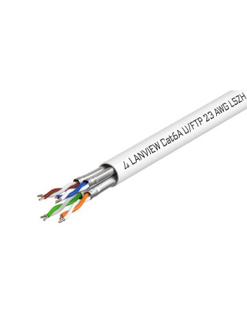 Lanview LVN122430 networking cable White 500 m Cat6a U/FTP (STP)