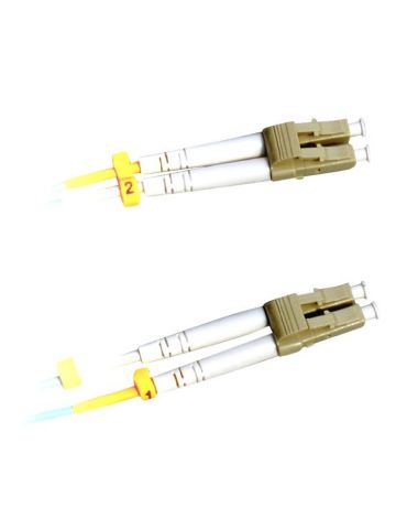 Lanview LVO231301 fibre optic cable 2 m 2x LC OM3 Aqua colour