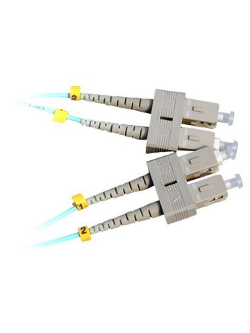 Lanview LVO231302 fibre optic cable 2 m 2x SC OM3 Aqua colour