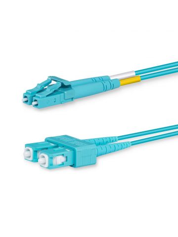 Lanview LVO231303 InfiniBand/fibre optic cable 2 m 2x LC 2x SC OM3 Aqua colour