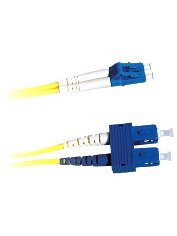 Lanview LVO231493 fibre optic cable 3 m 2x LC 2x SC OS2 Yellow