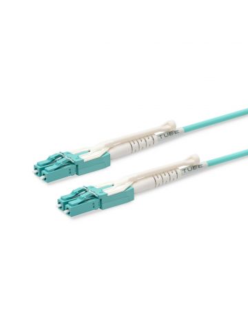 Lanview LVO231801UNI fibre optic cable 1 m LC OM3 Blue