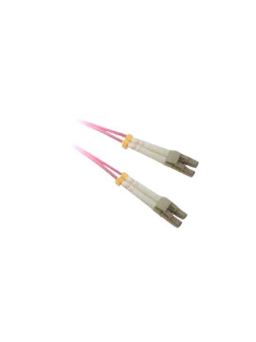 Lanview LVO231810 fibre optic cable 1 m 2x LC OM4 Purple