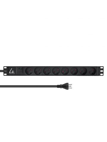 Lanview 19`` rack mount power strip,