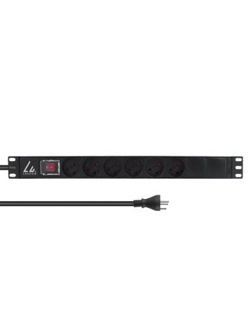 Lanview 19'' rack mount power strip,