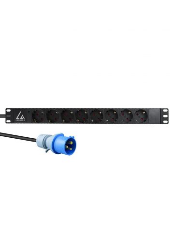 Lanview LVR-3MIEC-LIC-SCH8 power distribution unit (PDU) 8 AC outlet(s) 1U Black