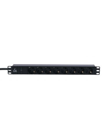 Lanview LVR261871S power distribution unit (PDU) 8 AC outlet(s) 1U Black