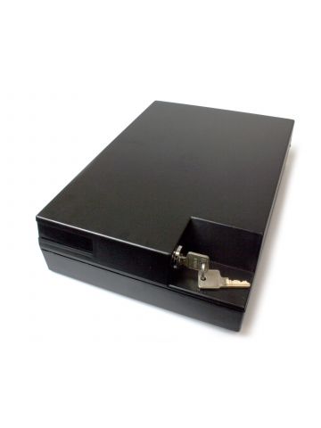 Digital ID Card Box Black, Lockable, x500 spaces, 300x200x70mm