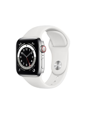 Apple Watch Series 6 40 mm OLED 4G Silver GPS (satellite)