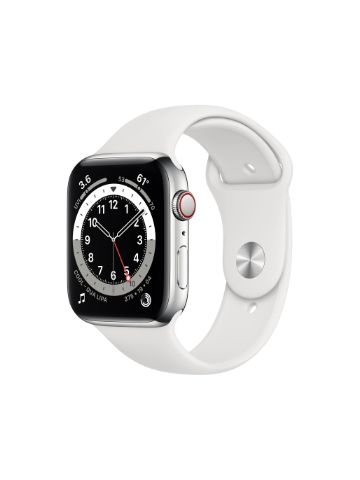 Apple Watch Series 6 OLED 44 mm Silver 4G GPS (satellite)