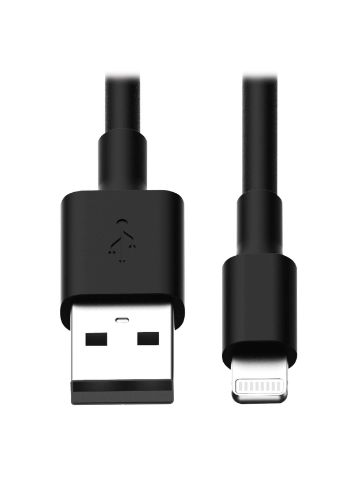 Eaton Tripp Lite M100-10N-BK-10 USB-A to Lightning Sync/Charge Cable, MFi Certified - Black, M/M, USB 2.0,