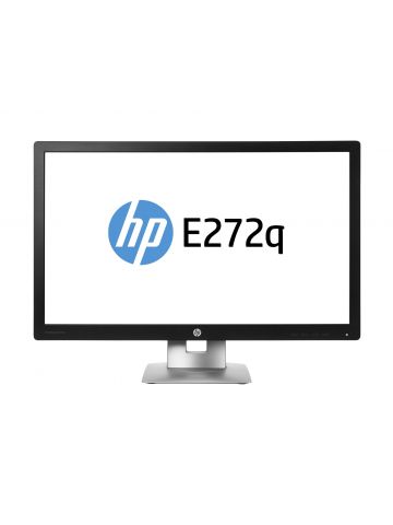 HP EliteDisplay E272q computer monitor 68.6 cm (27") 2560 x 1440 pixels Quad HD LED Black, Silver