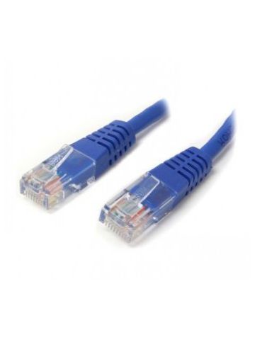 StarTech.com 100 ft Cat5e Blue Molded RJ45 UTP Cat 5e Patch Cable - 100ft Patch Cord