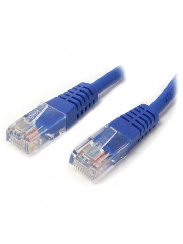 StarTech.com 10 ft Cat5e Blue Molded RJ45 UTP Cat 5e Patch Cable - 10ft Patch Cord