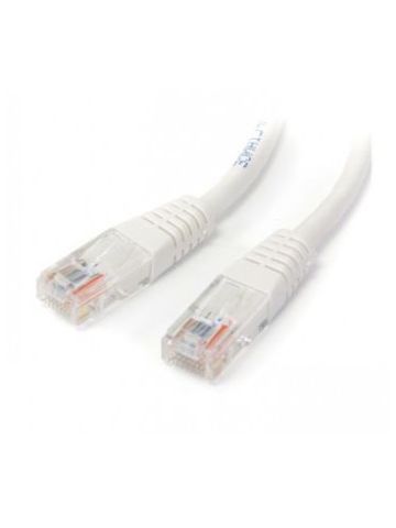 StarTech.com 10 ft Cat5e White Molded RJ45 UTP Cat 5e Patch Cable - 10ft Patch Cord