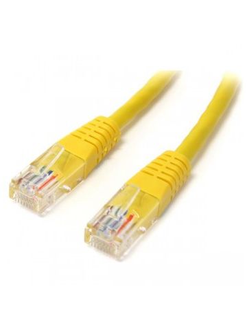 StarTech.com 10 ft Yellow Molded Category 5e (350 MHz) UTP Patch Cable networking cable 3 m