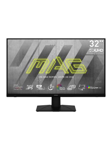 MSI MAG 323UPF computer monitor 81.3 cm (32") 3840 x 2160 pixels 4K Ultra HD Black