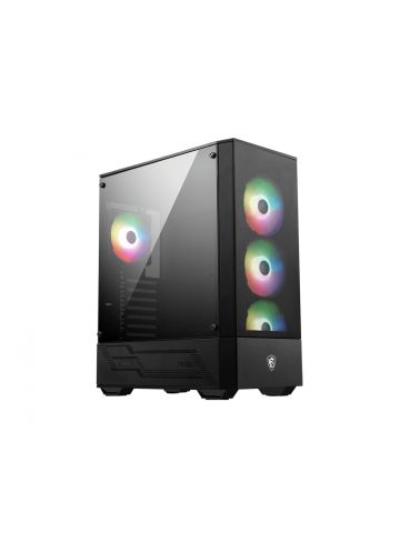 MSI MAG FORGE 112R computer case Midi Tower Black, Transparent