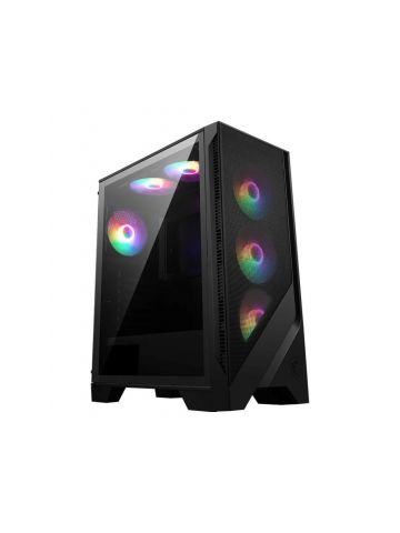 MSI MAG FORGE 120A AIRFLOW computer case Midi Tower Black, Transparent