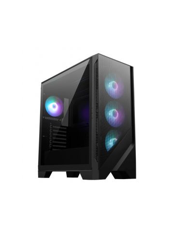 MSI MAG FORGE 320R AIRFLOW computer case Micro Tower Black, Transparent