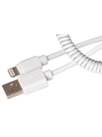 Maplin MAPCLT06-WHT mobile phone cable White 1 m USB A Lightning