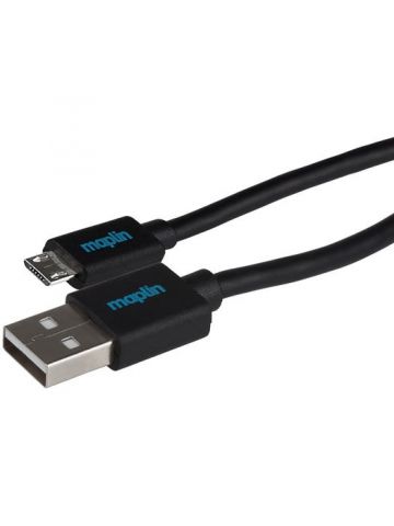 Maplin MAPCUS42-BK USB cable 5 m USB 2.0 USB A Micro-USB B Black