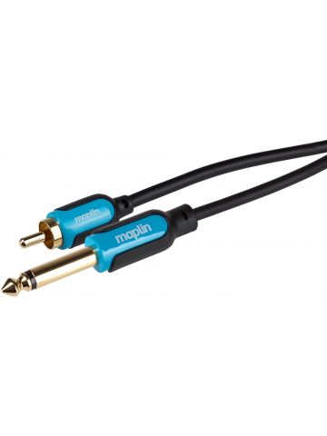 Maplin MAV63003-050 audio cable 5 m 6.35mm Black